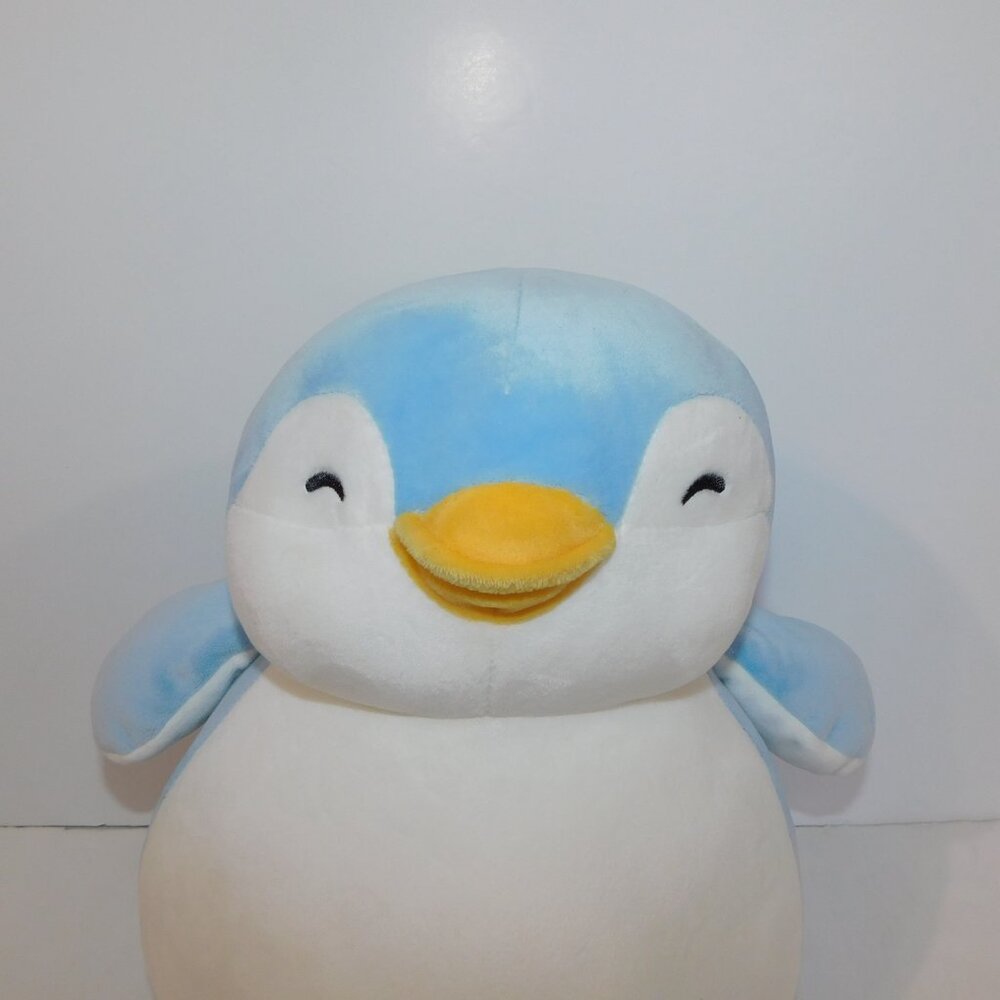 Miniso Life 10" plush Blue White Soft Cubby stuffed Penguin New with Tag - Picture 2 of 6